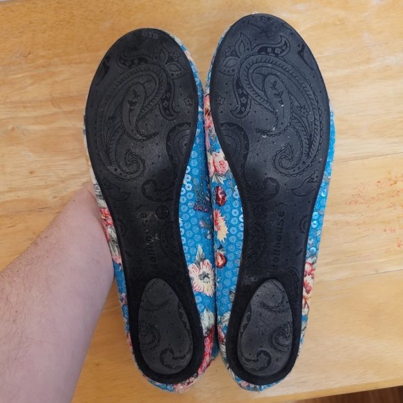 Dollhouse Floral Sequin Flats - Picture 8 of 8